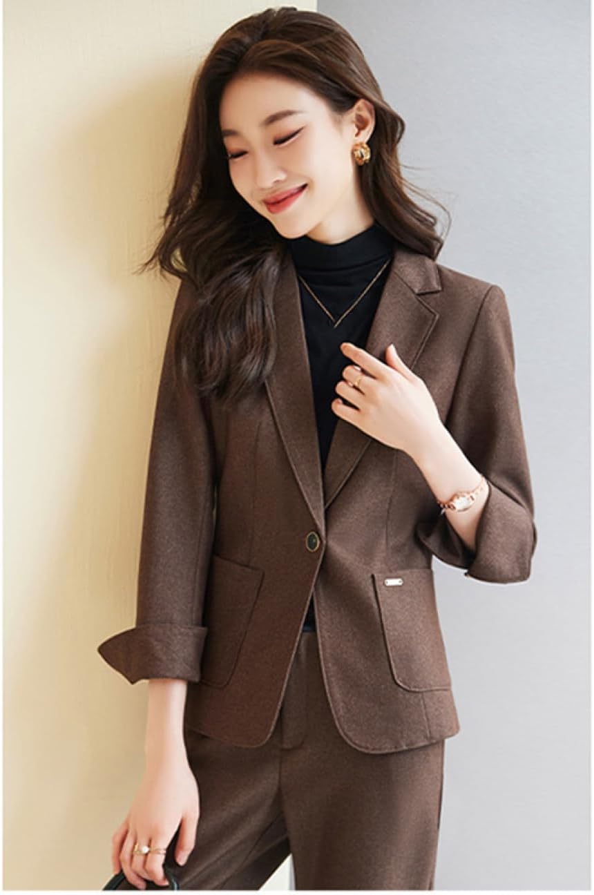 FDGFJ] レディース 洗える パンツスーツ ストレートパンツ ビジネス